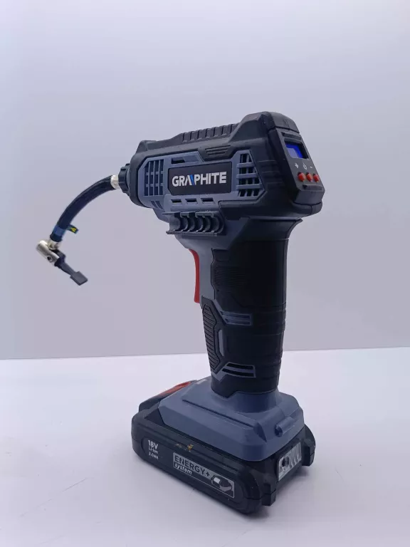 KOMPRESOR AKUMULATOROWY GRAPHITE 58G041 + AKUMULATOR ENERGY + 18V