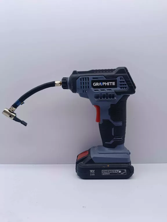 KOMPRESOR AKUMULATOROWY GRAPHITE 58G041 + AKUMULATOR ENERGY + 18V