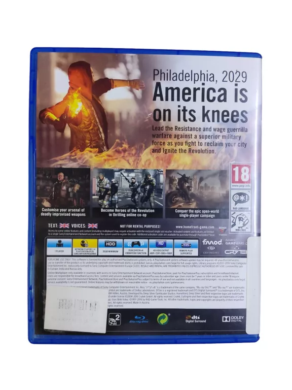 GRA PS4 HOMEFRONT THE REVOLUTION