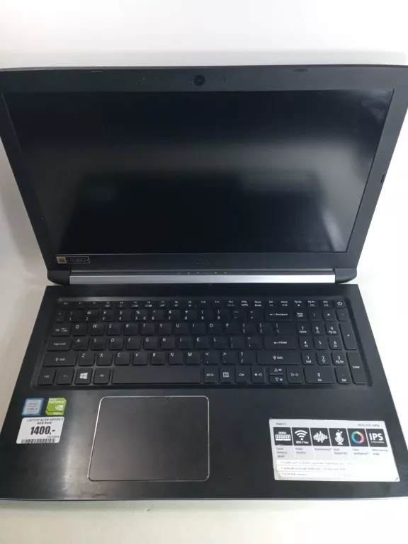 LAPTOP ACER ASPIRE 5 8GB RAM/ I5-8250U/256GB/NVIDIA GEFORCE 940MX 2GB