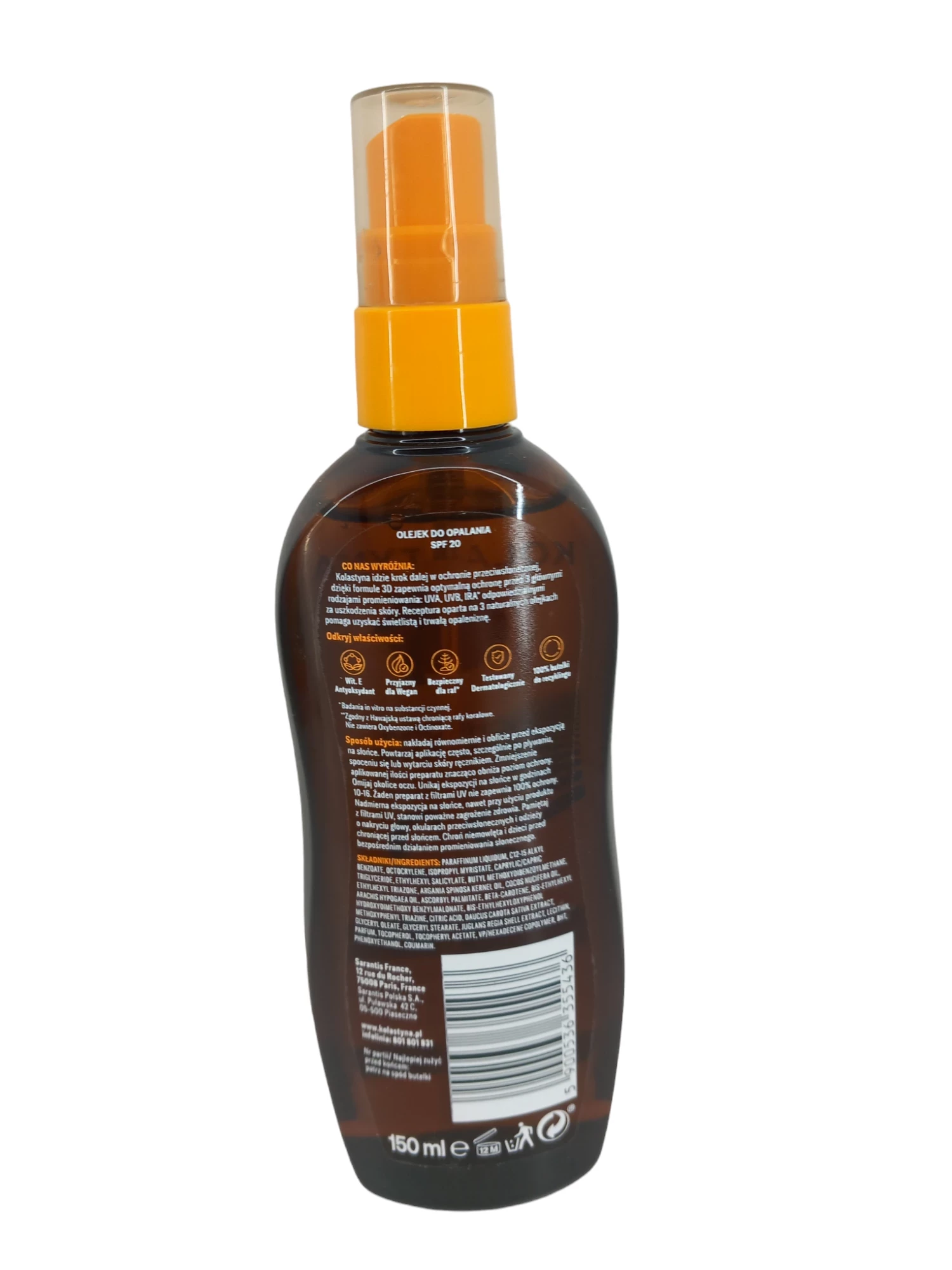 odzywczy-olejek-do-opalania-kolastyna-20-spf-150-ml-ean-gtin-3614911995279