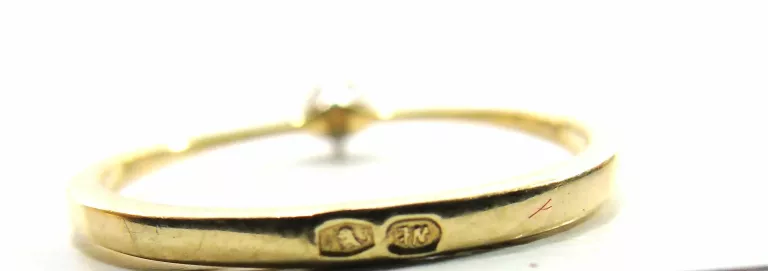 MIÓD ZŁOTY PIERŚCIONEK PR.585 R.15