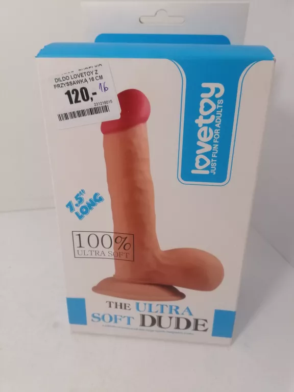 DILDO LOVETOY Z PRZYSSAWKĄ 16 CM