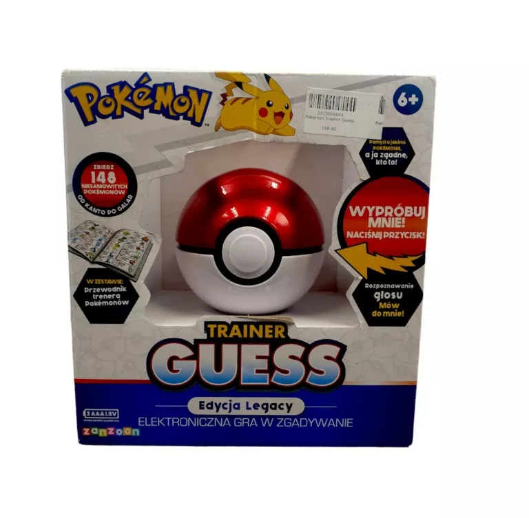 ZABAWKA INTERAKTYWNA ZANZOON POKEMON TRAINER GUESS PL