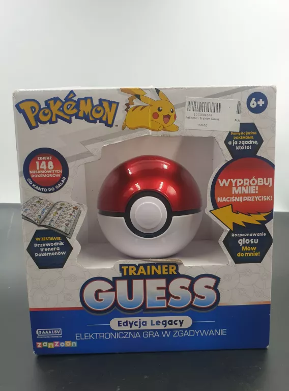 ZABAWKA INTERAKTYWNA ZANZOON POKEMON TRAINER GUESS PL