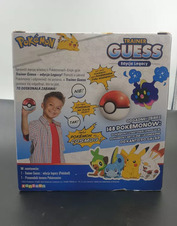 ZABAWKA INTERAKTYWNA ZANZOON POKEMON TRAINER GUESS PL