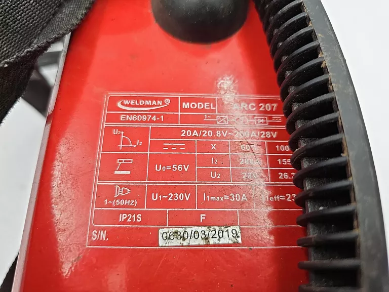 SPAWARKA INWERTOROWA WELDMAN MODEL ARC207