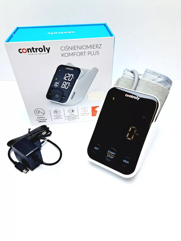 CIŚNIENIOMIERZ ELEKTRONICZNY CONTROLY KOMFORT PLUS C02 NA RAMIĘ
