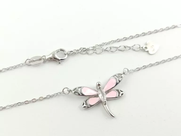 srebrna-celebrytka-925-rozowa-wazka-43-46-cm-rodzaj-2205-2