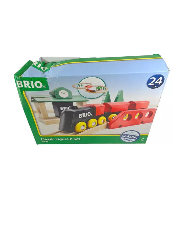 KOLEJKA DREWNIANA ÓSEMKA BRIO CLASSIC