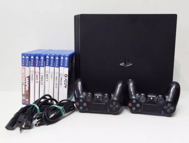 konsola-ps4-pro-1tb-2-pad-okablowanie-10-gier-pudelko-kod-producenta-cuh-7216b