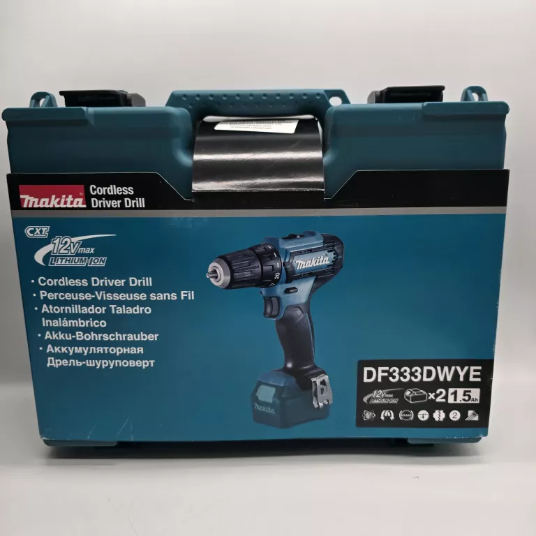 ZESTAW WKRĘTARKA MAKITA DF333D 12V / DF333DWYE / KOMPLET / STAN IDEALNY!