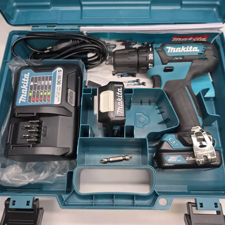 ZESTAW WKRĘTARKA MAKITA DF333D 12V / DF333DWYE / KOMPLET / STAN IDEALNY!