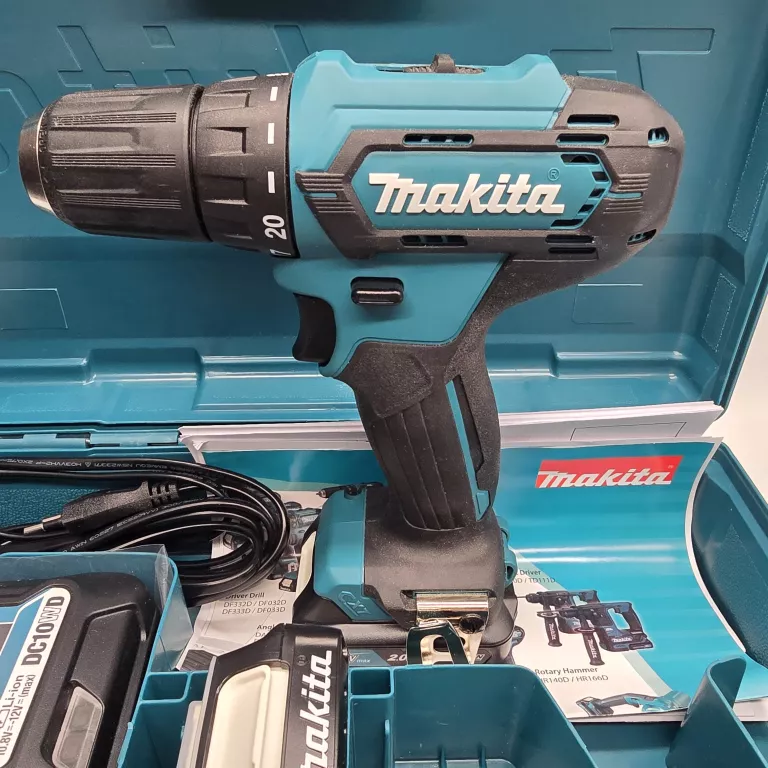 ZESTAW WKRĘTARKA MAKITA DF333D 12V / DF333DWYE / KOMPLET / STAN IDEALNY!