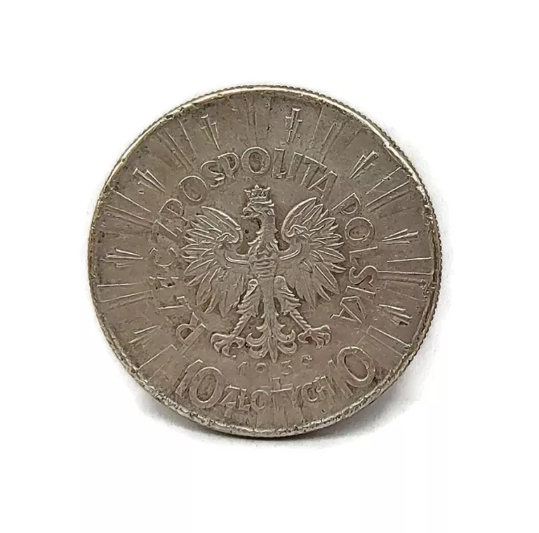 II RP, 10 ZŁOTYCH, 1939, PIŁSUDSKI
