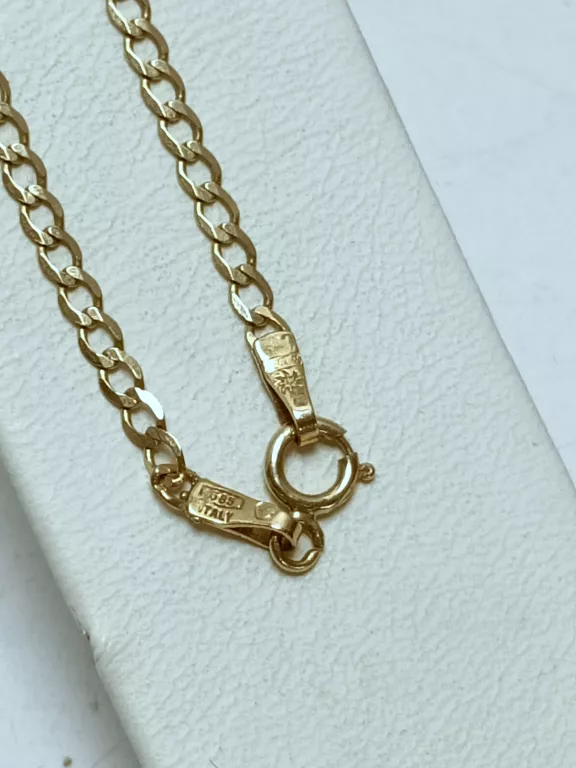 piekny-zloty-lancuszek-z-zawieszka-kotwica-pr-585-447g-dlugosc-calkowita-50