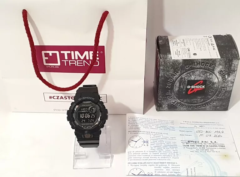 CASIO G-SHOCK GBD-800-1BER GWAR.