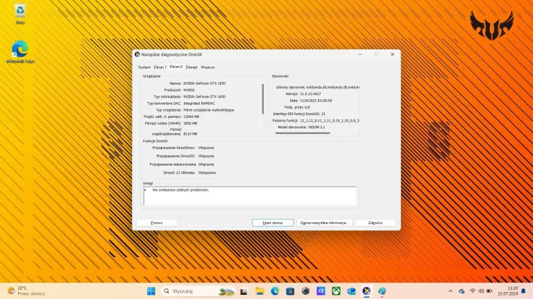 ASUS TUF GAMING F15 I5-10300H 16GB 512 GB SSD GTX1650 4GB 144HZ
