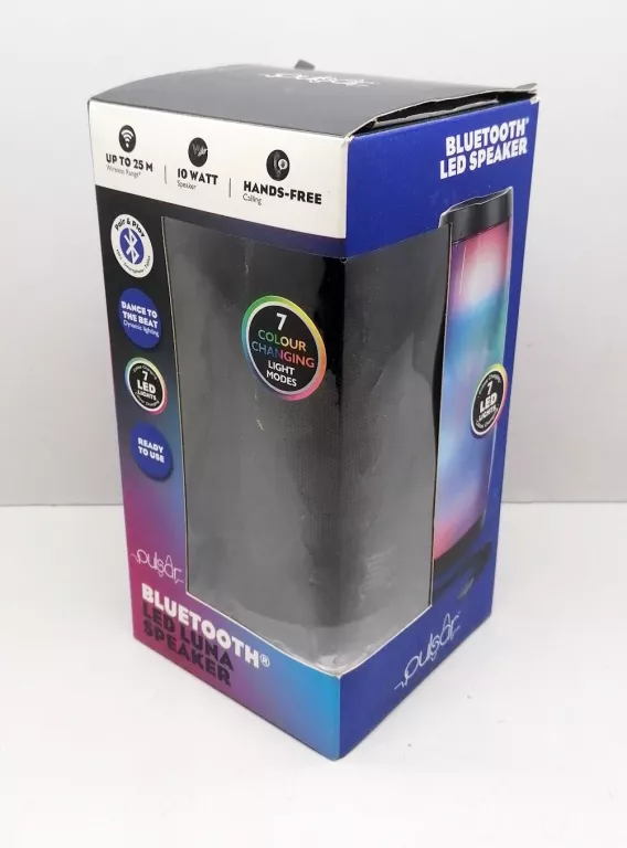 GŁOŚNIK BLUETOOTH PULSAR LED LUNA SPEAKER