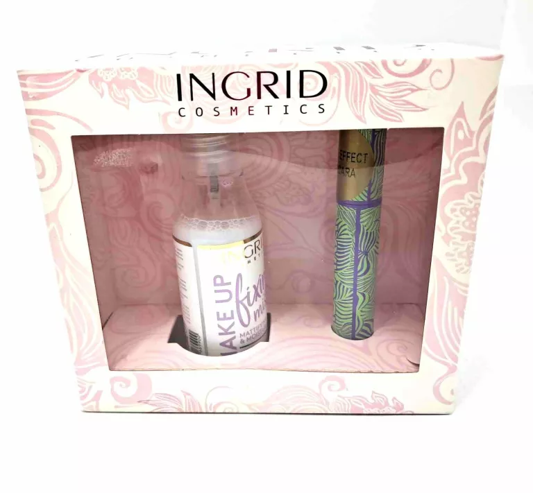 ZESTAW KOSMETYKOW INGRID COSMETICS MGIEŁKA I TUSZ
