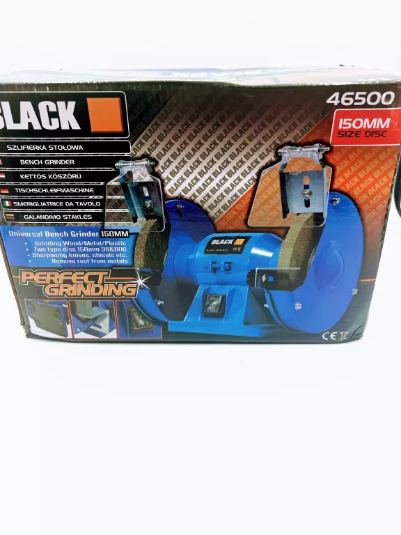 NOWA SZLIFIERKA STOŁOWA BLACK 46500 1450W 150MM
