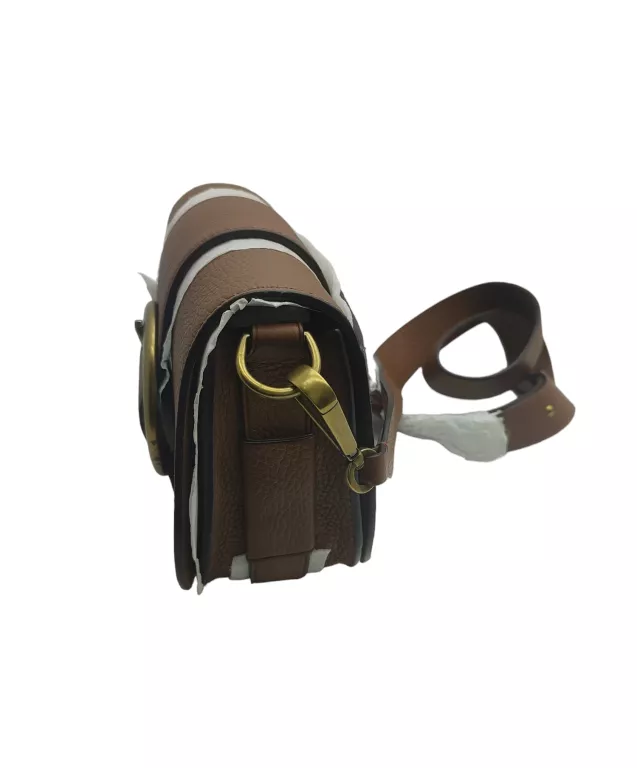 TOREBKA RALPH LAUREN MINI LNX-SDL-CBX-SMA BRĄZOWA