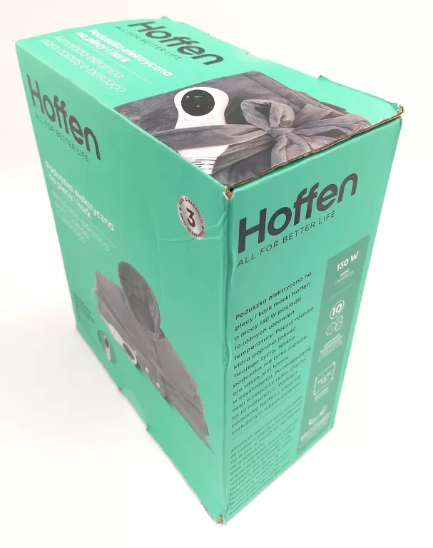PODUSZKA ELEKTRYCZNA NA PLECY I KARK HOFFEN JAK NOWA!
