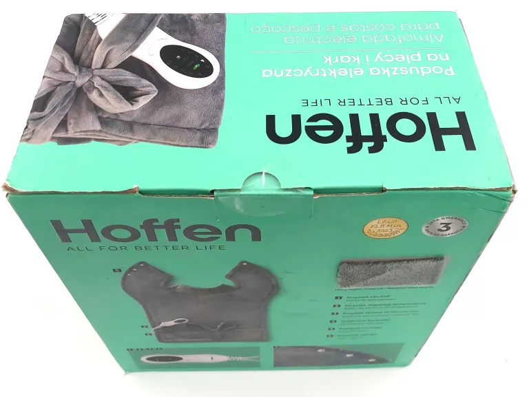 PODUSZKA ELEKTRYCZNA NA PLECY I KARK HOFFEN JAK NOWA!