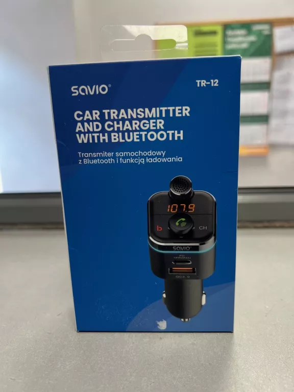 TRANSMITER SAMOCHODOWY SAVIO TR-12