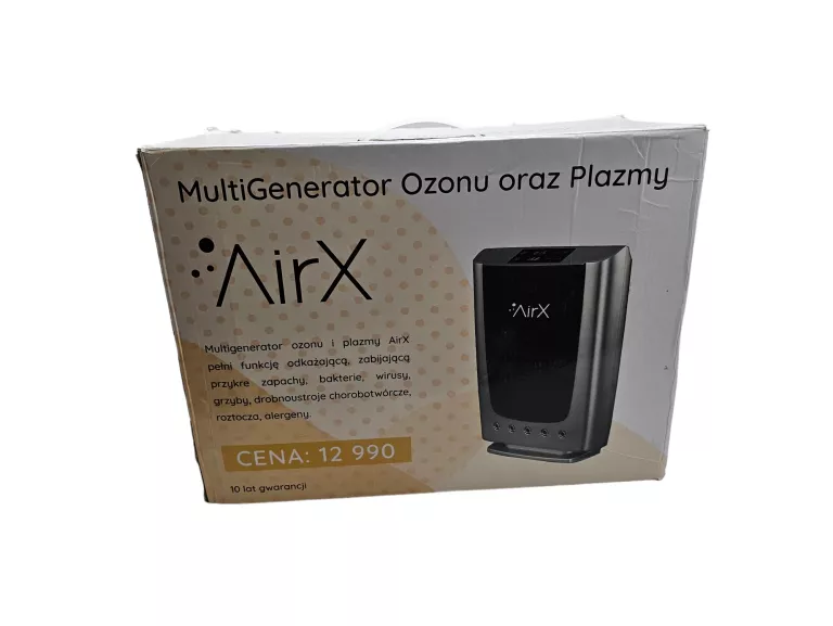 MULTIGENERATOR OZONU ORAZ PLAZMY AIRX JAK NOWY