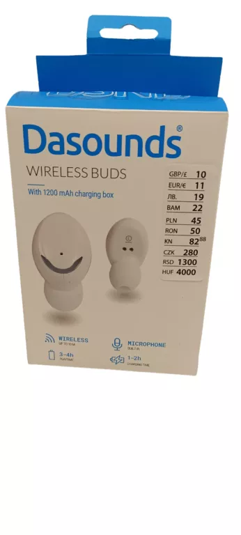 SŁUCHAWKI DASOUNDS WIRELESS BUDS