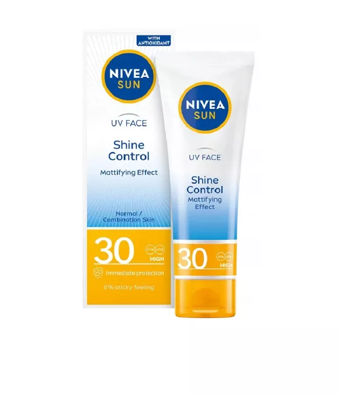 NIVEA SUN SHINE CONTROL KREM MATUJĄCY DO TWARZY Z FILTREM UV SPF30 50ML