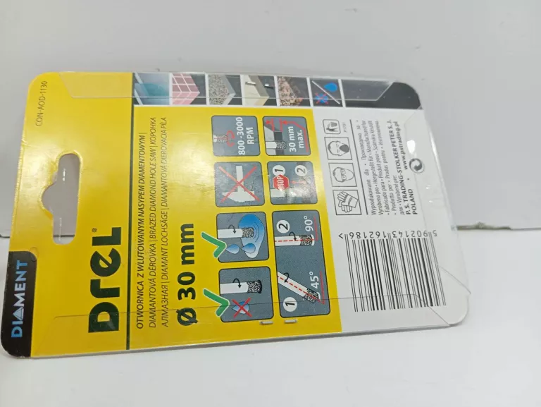 DREL CON-AOD-1130 OTWORNICA DIAMENTOWA 30 MM