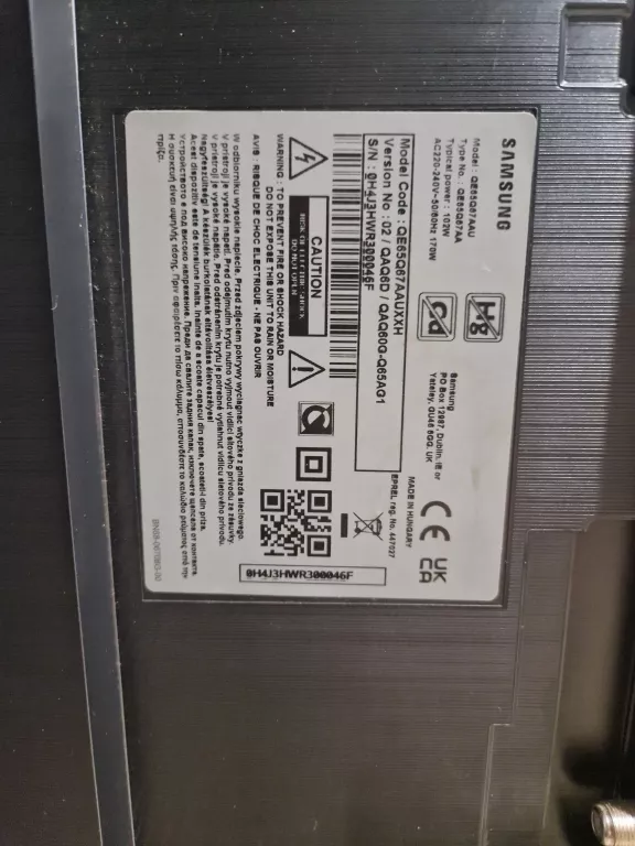 TELEWIZOR SAMSUNG QE65Q67AAUXXH 65'