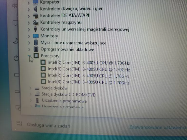 LAPTOP HP 250 G4 15,6" I3-4005U 4GB 500GB HDD