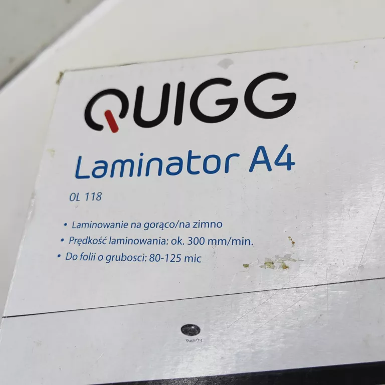 LAMINATOR A4 QUIGG