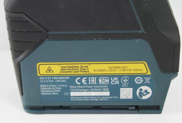 LASER KRZYŻOWY BOSCH GCL 2-15 G 15 M
