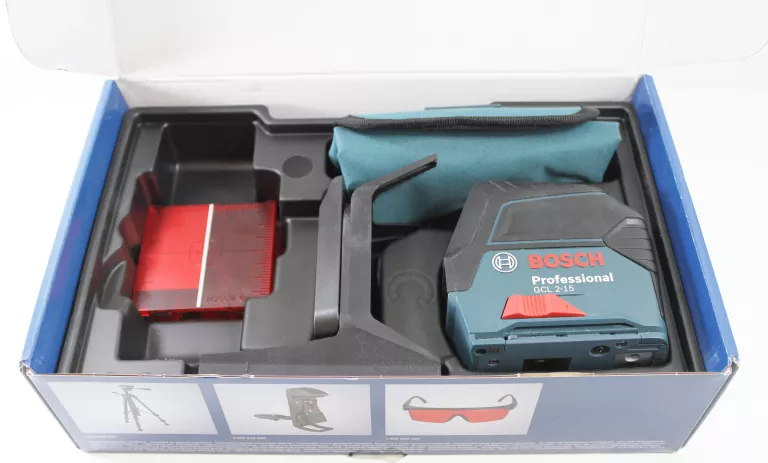 LASER KRZYŻOWY BOSCH GCL 2-15 G 15 M
