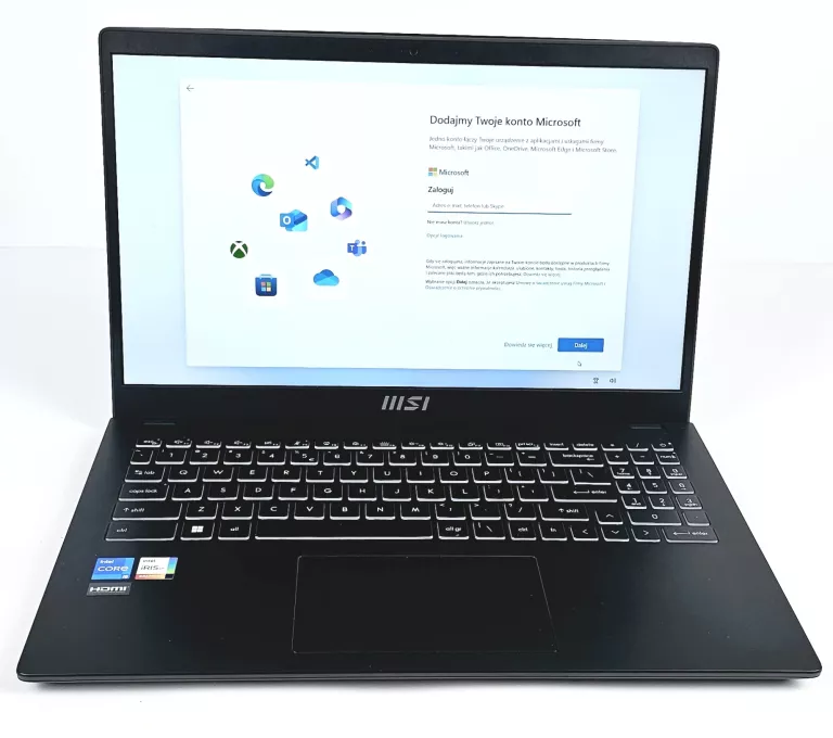 LAPTOP MSI TE-MM-B11M KOMPLET