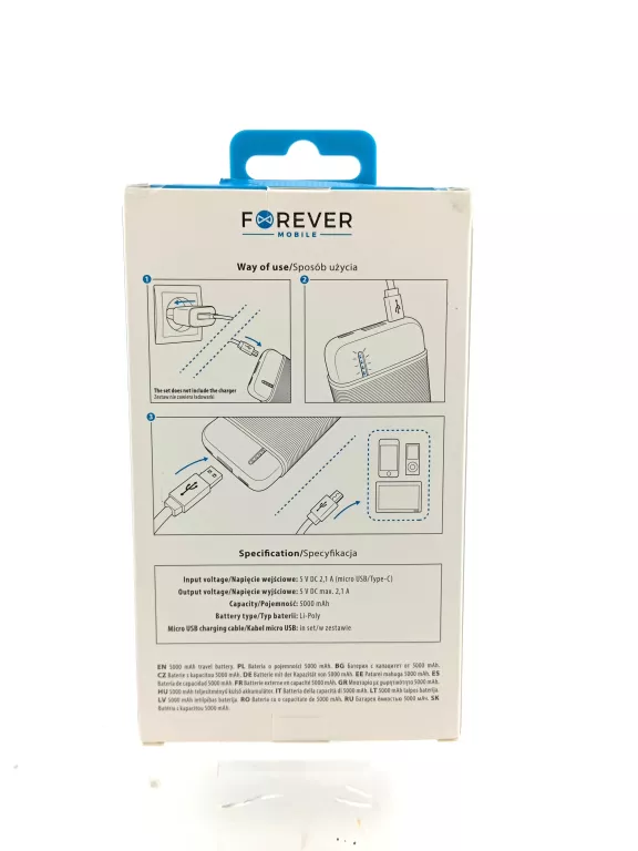 POWER BANK FOREVER TB-100S 5000MAH