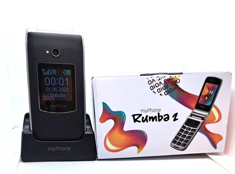 TELEFON KOMÓRKOWY MYPHONE RUMBA 2 32 MB / 32 MB 2G CZARNY KOMPLET