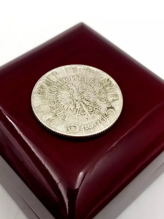 MONETA 5 ZŁOTYCH 1936 R. - JÓZEF PIŁSUDSKI AG750