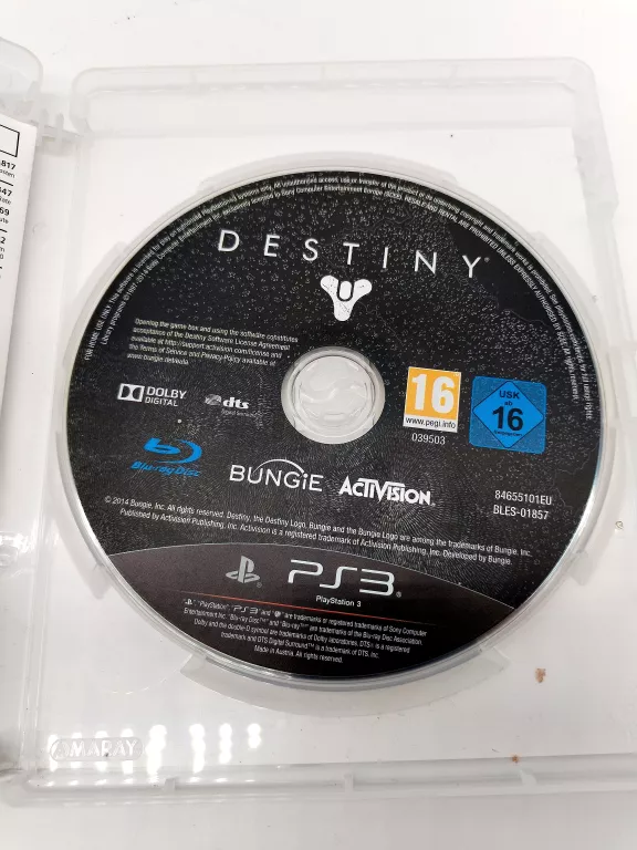 GRA PS3 DESTINY