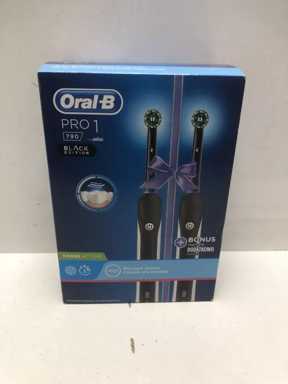 2X SZCZOTECZKA ORAL-B PRO 790 DUOPACK BLACK EDITION