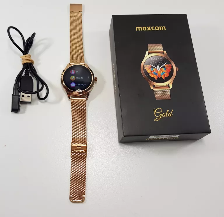 SMARTWATCH MAXCOM GOLD KOMPLET