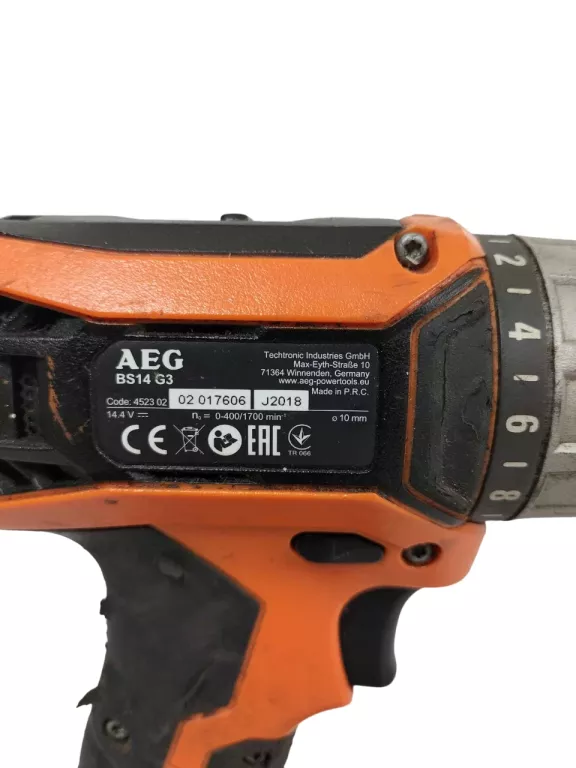 WKRĘTARKA AEG BS14G3 14V - ZASILANIE AKUMULATOROWE