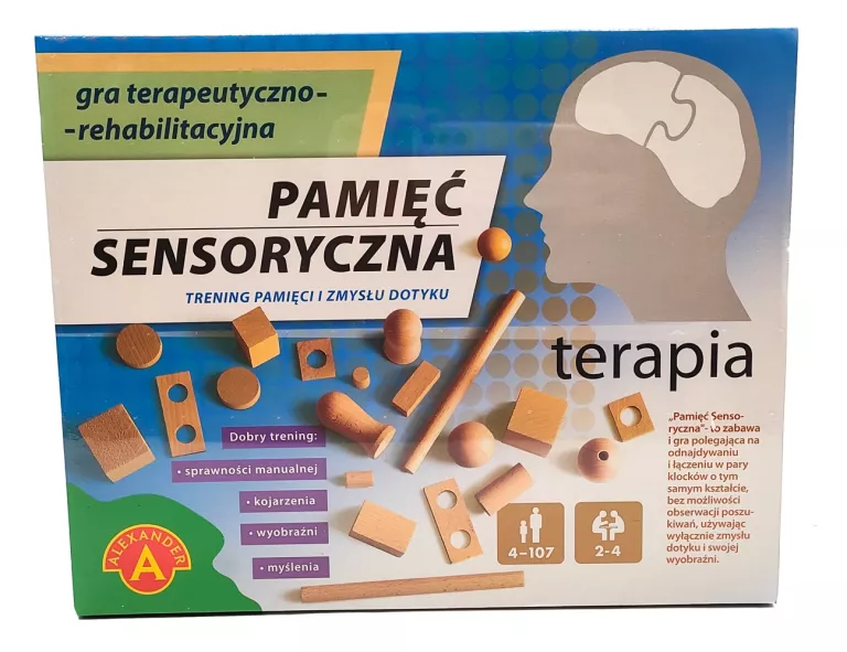 GRA TERAPEUTYCZNO - REHABILITACYJNA, PAMIĘĆ SENSORYCZNA ALEKSANDER