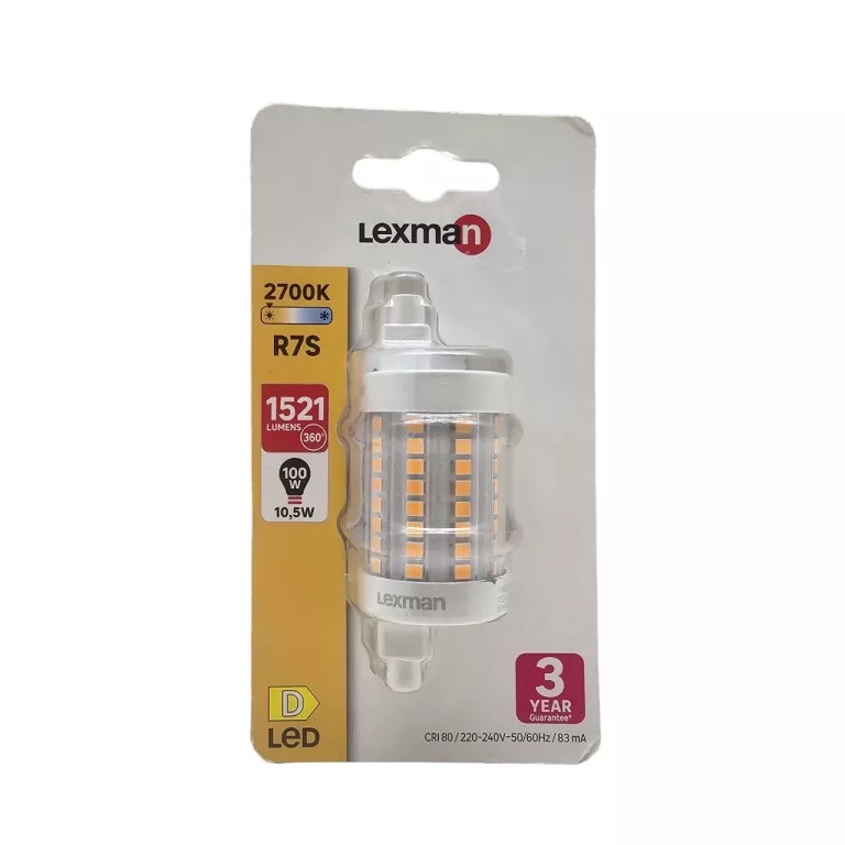 LEXMAN ŻARÓWKA LED R7S 2700K 10,5 W
