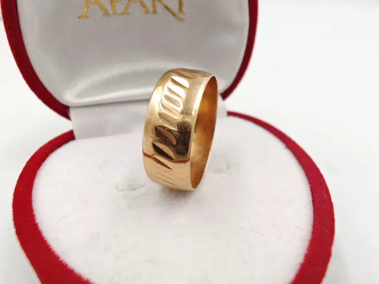 ZŁOTA OBRĄCZKA WARMET 585 3.99G R21