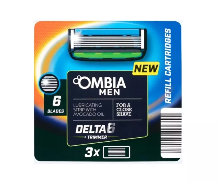 WKŁADY OMBIA MEN DELTA TRIMMER 6 3 SZT